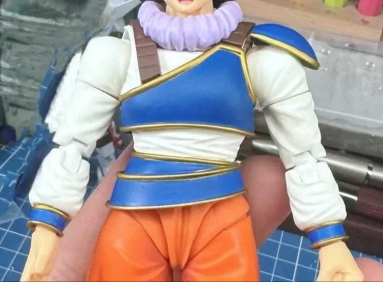 In Stock Dragon Ball Z SHF Instant Transmission Son Goku Chibi Dam'z Clothes Accessories Anime Action Figures Toys Model