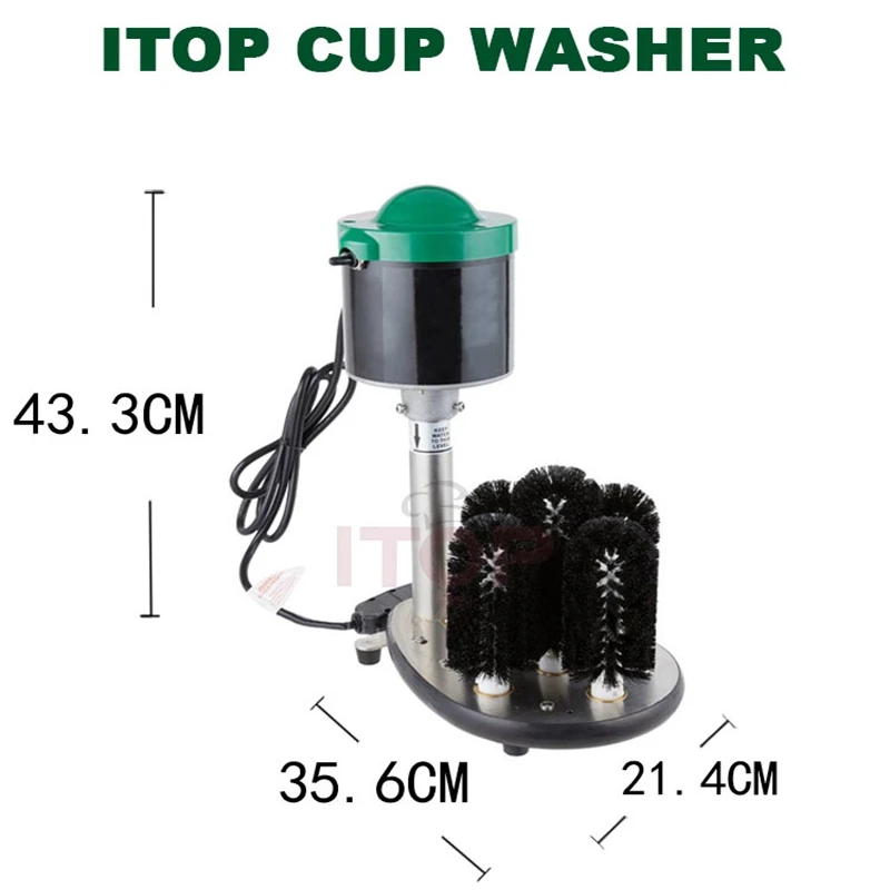 ITOP Kommerziellen Elektrische Tasse Washer Glas Waschmaschine Edelstahl Küche Ausrüstung Restaurant Werkzeuge Spülmaschine 110-220V