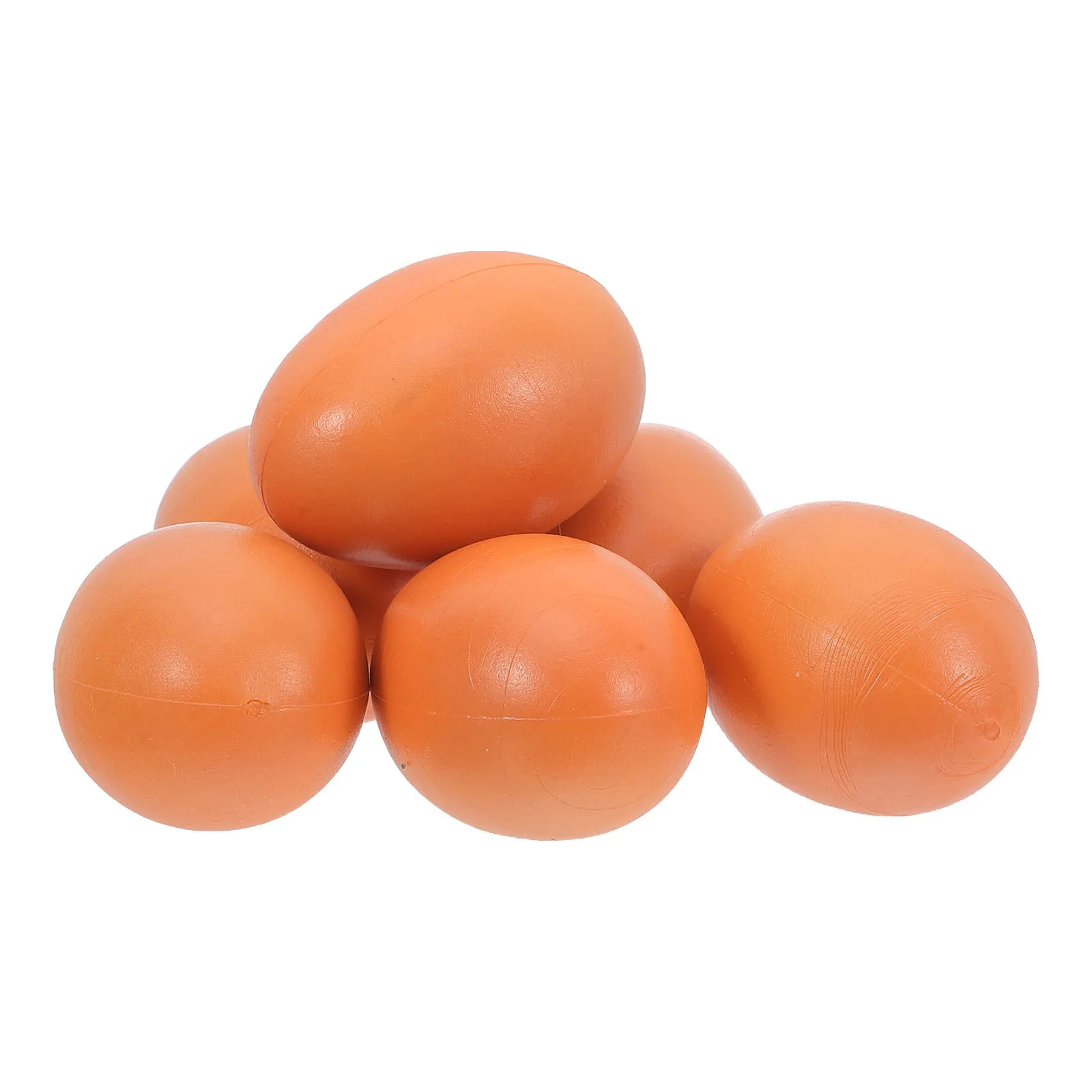 ไข่อีสเตอร์เพ้นท์สี 6 ชิ้น ไข่พลาสติกเรียบสำหรับงานฝีมือ ของตกแต่งงานประดิษฐ์ ของตกแต่งงานปาร์ตี้ ของตกแต่งบ้าน