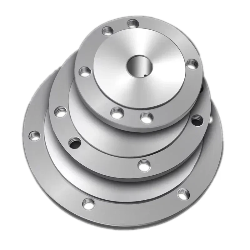 Flange,chuck motor shaft flange,for self centering K11/K12/K72-100 K11/K12/K72-125 inner hole 14-35mm chuck flange plate