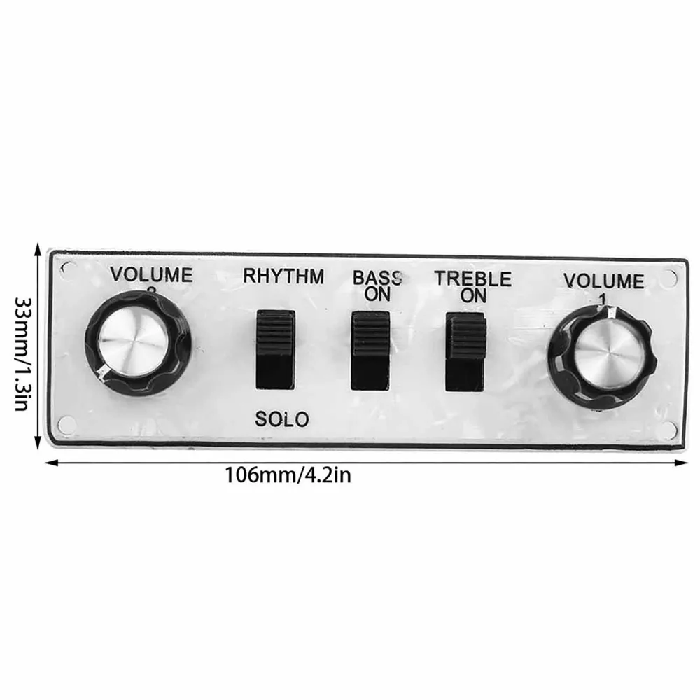 Kit de cableado precargado para guitarra con perlas blancas - imagen 3