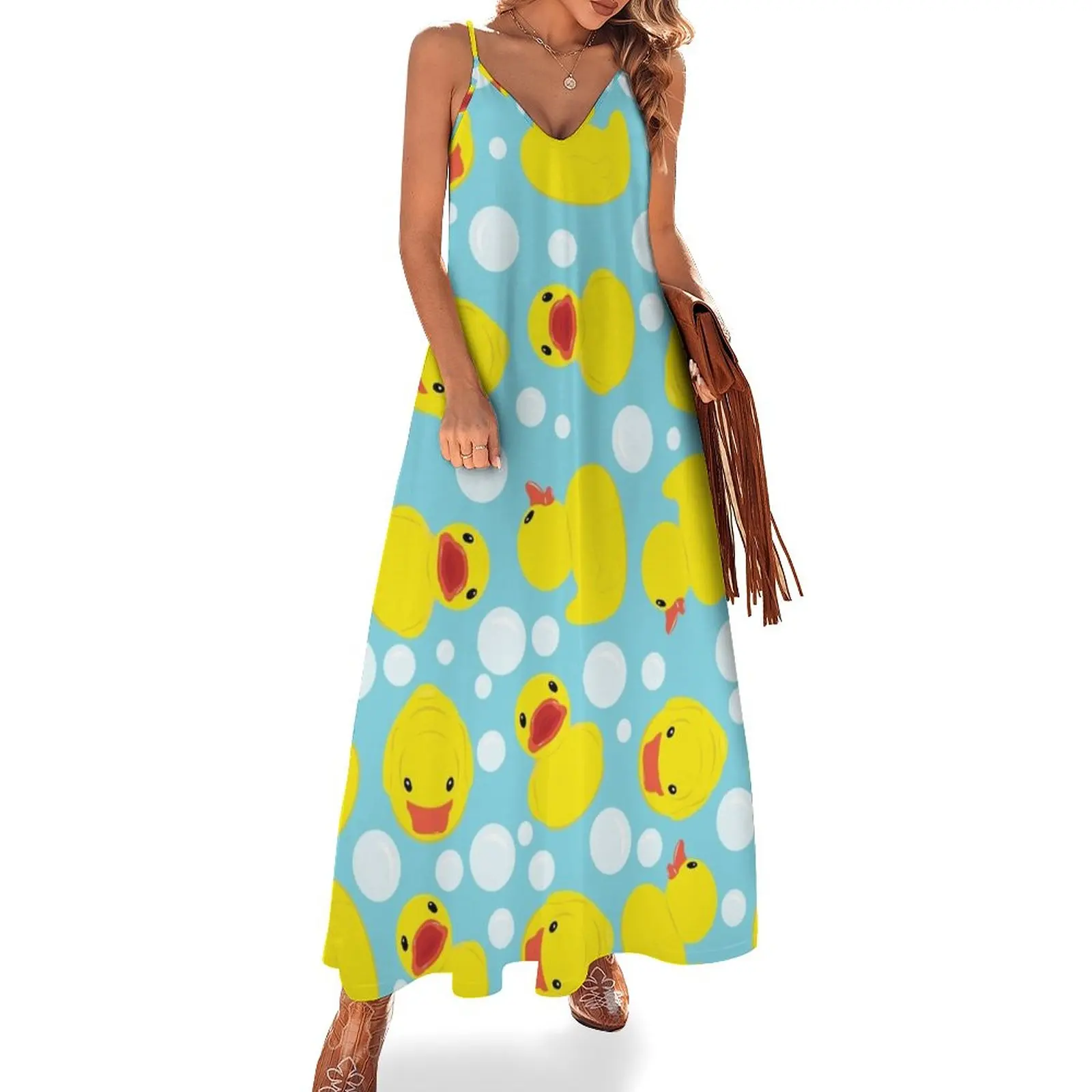 

Rubber Duckies Sleeveless Dress women evening dress dress for women summer