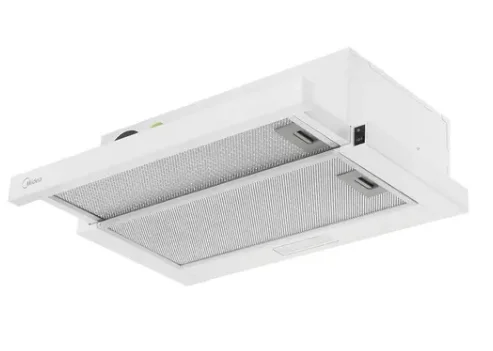 Sleek White Household Kitchen Exhaust Island Pull-out Type Range Motorized Under Cabinet Industri Hoods Kitchen Smoke Hood