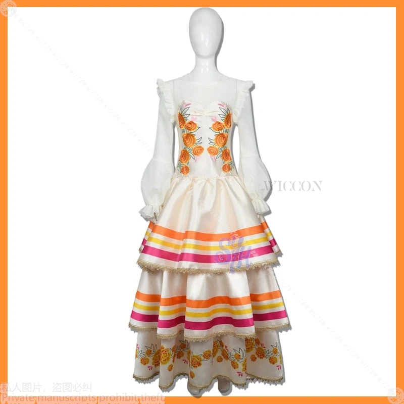 2025 Evento festa di Halloween Cosplay Costumi tradizionali anime Calendula morta Modello floreale Abito lungo da torta Retro Vintage Lolita