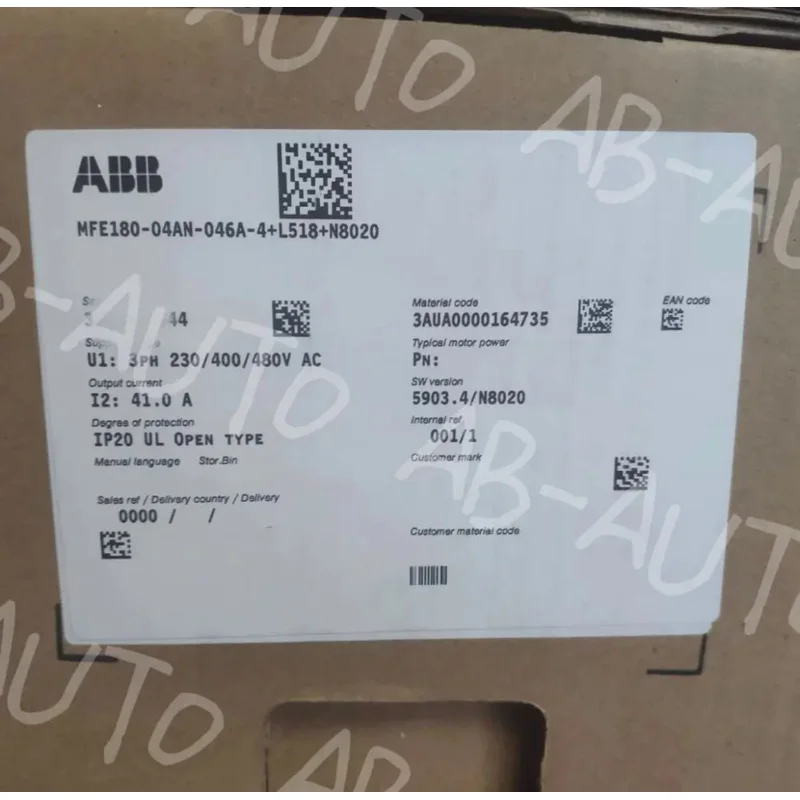 MFE180-04AN-046A-4 L518 N8020 ABB MFE180 Driver Brand Newping