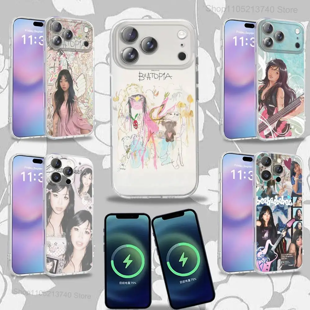 

B-beabadoobee B-Beatopia-ES Phone Case For iPhone 15,12,11,14,13,17,16,Plus,Air,Pro,Max,E,Mini for Magsafe Magnetic Frosted