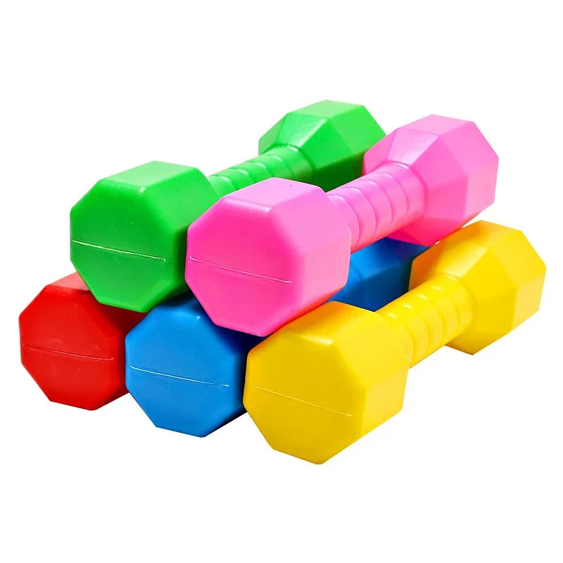 Kinderen Dumbell Plastic Fitnessapparatuur Kinderen Training Prestaties Outdoor Dansen Tool Workout Oefening Kleurrijk Speelgoed