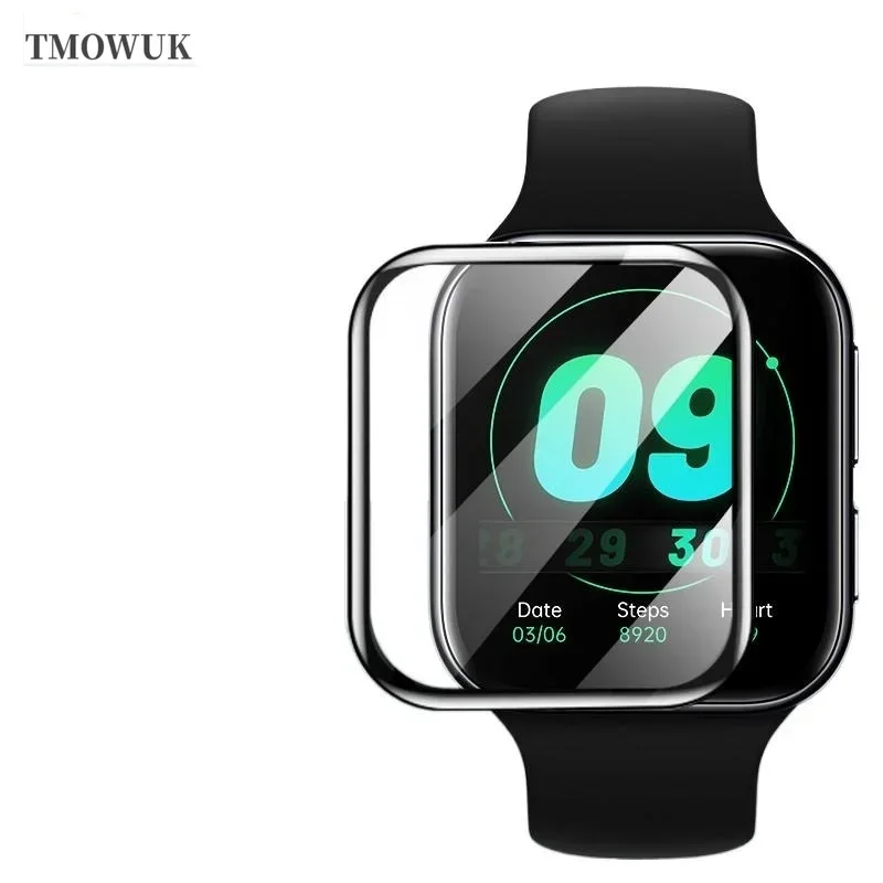 For OPPO Watch 2 3 4 Pro SE Free Band 2 42mm 46mm Static-Free PMMA Film, 3D Curved Edge.