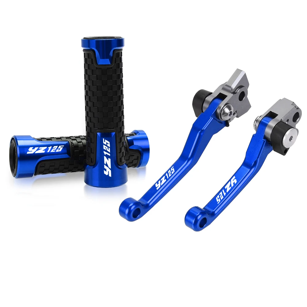

Motorcycle Pivot Foldable Brake Clutch Levers Handlebar Handle Grip For YAMAHA YZ125 1989-2018 2017 2016 2015 2014 2013 2012