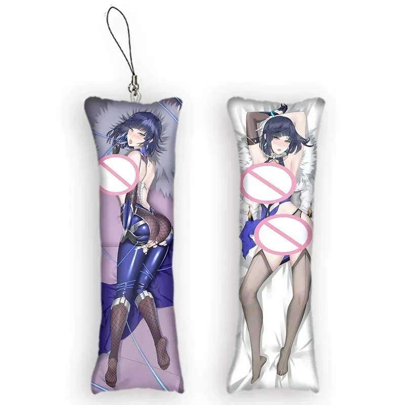 

New PatternHot Selling Item Hot Game Genshin Impact Yelan Mini Body Pillow Keychains Cute Small Dakimakura Anime Genshin Pendant