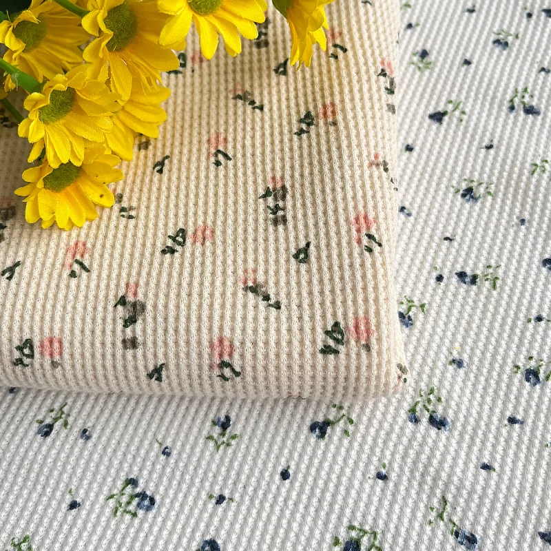 Хлопковая вафельная ткань премиум-класса 2025 года — впитывающая и эластичная для футболок, полотенец, детской одежды