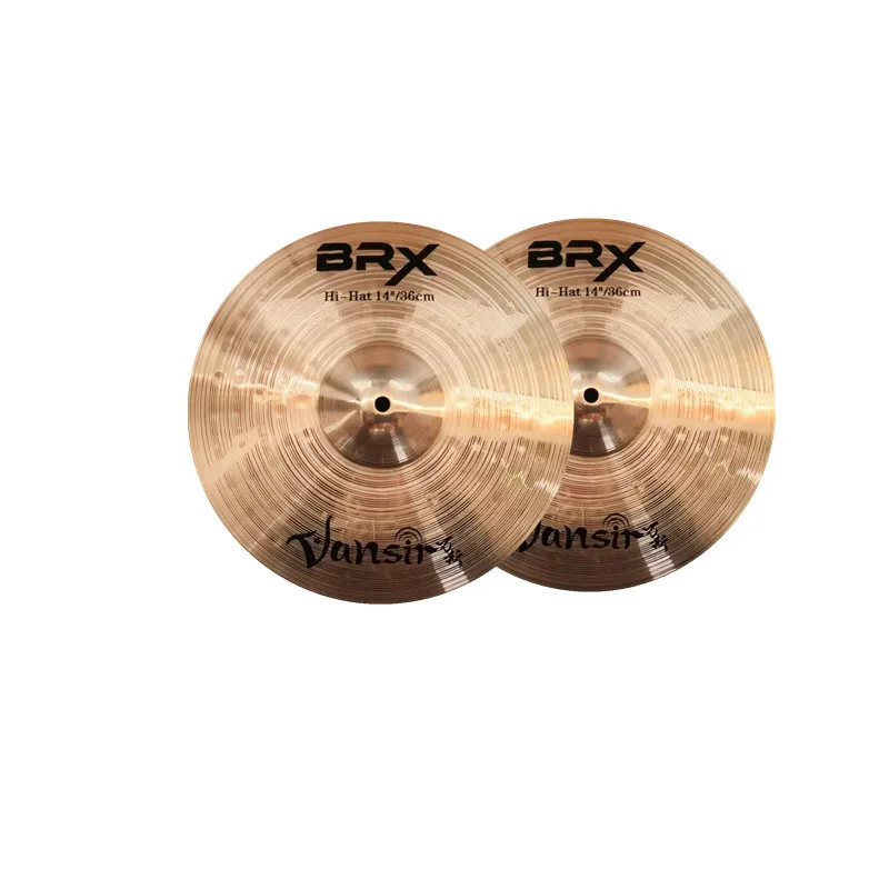 Vansir Factory Directly Sell BRX Series Cymbals 14''HH+16''Crash+18''Crash+20''Ride