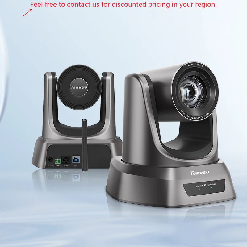 

Tenveo NV3W 3x Optical Zoom USB3.0/Wireless Conference Camera Ptz For Church/live Streaming