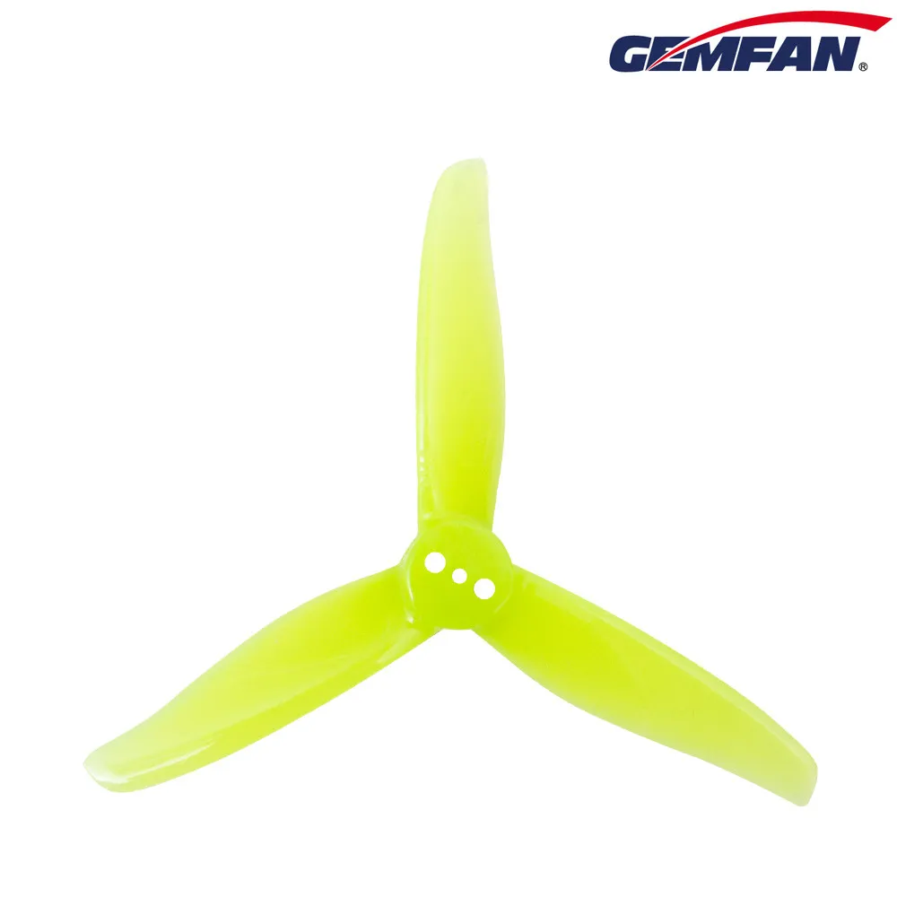 Gemfan 3016 3-Blade 3inch Toothpick Propeller, 1.6 Pitch, 1.5g/2mm Inner Hole for 1108~1303 Tiny FPV Brushless Motor
