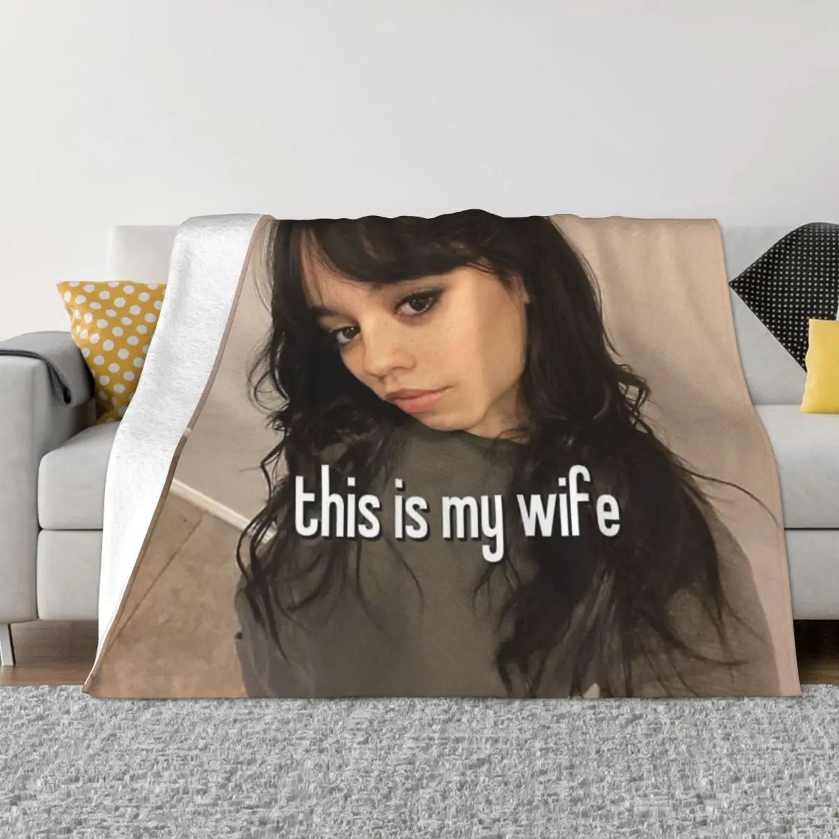 Jenna Ortega Wednesday An Ultra-Soft Micro Fleece Blanket