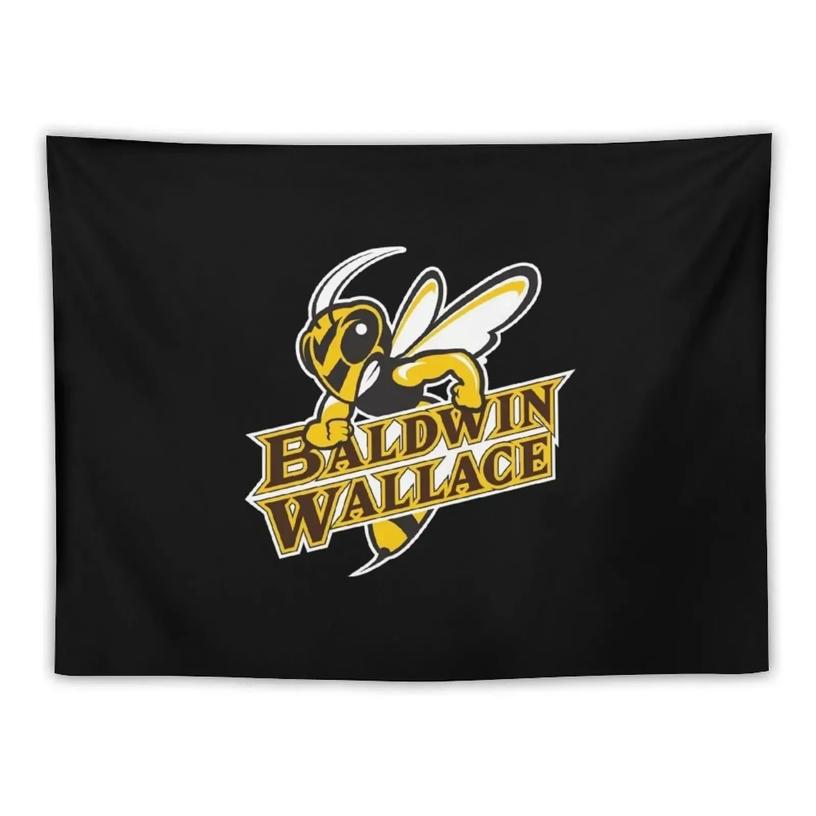 

Baldwin Wallace Yellow Jackets club Tapestry Carpet Wall Wall Coverings Outdoor Decoration Wall Decor Hanging Tapestry