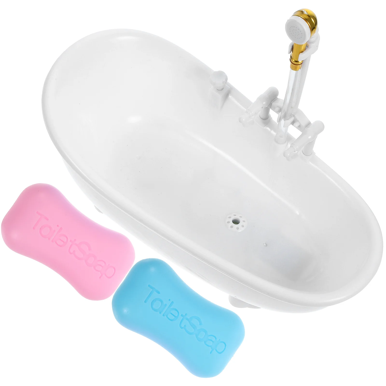 Bathroom Toys Miniature Bathtub Plastic Electric Model Adornment Abs Accessory