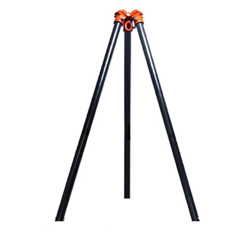 Heavy Duty Lifting Tripod Industrial 1-3M 2000kg Rescue Tripod Telescopic Lifting Tripod Crane Load 2T Detachable Hoist Chain