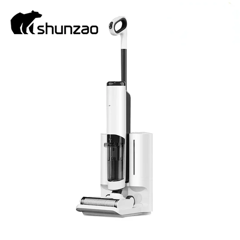 SHUNZAO High Temperature Smart Scrubber H100 Pro Smart Home Vacuum Cleaner Appliances Electric Floor Mop Equipped with Traction