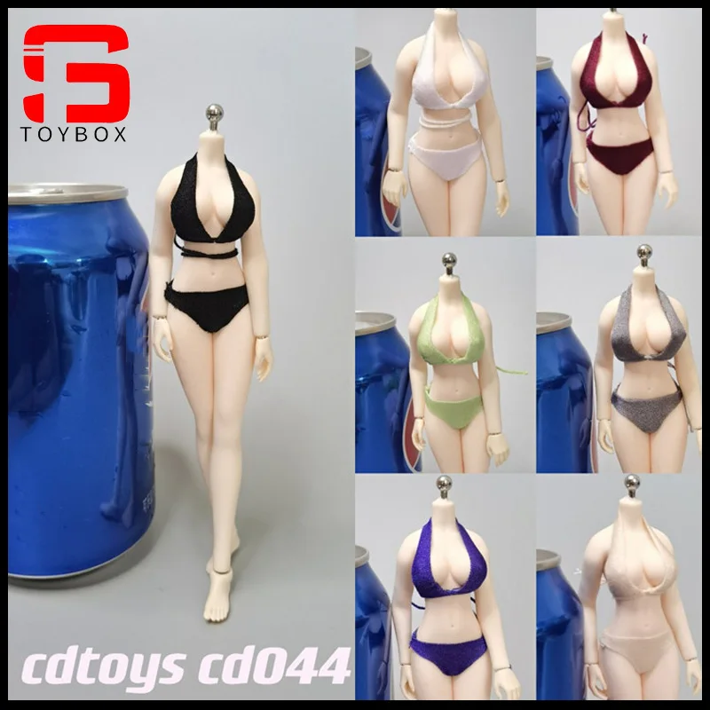 cdtoys cd044 1/12 skala kobiece bikini biustonosz kalesony zestaw ubrań Model Fit 6-calowy żołnierz figurka ciała lalki