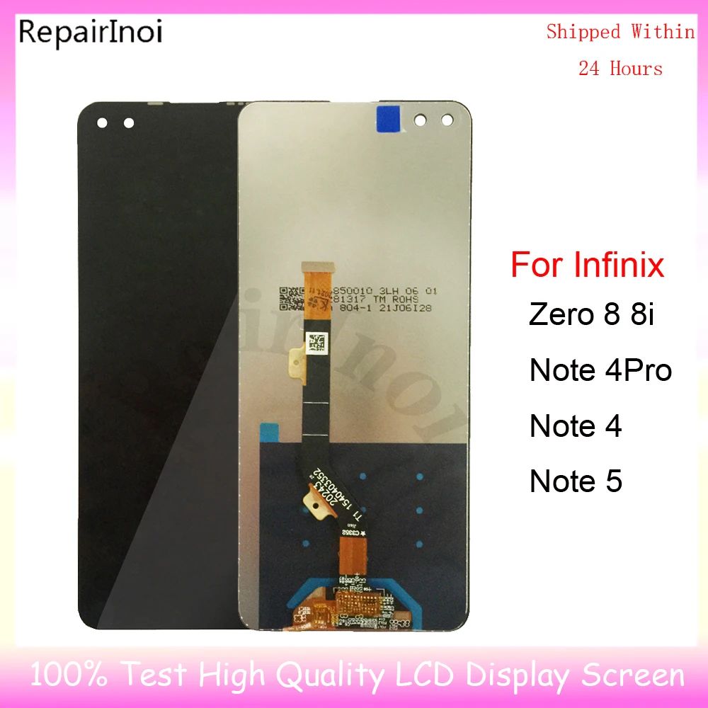 

Original LCD Screen For Infinix Note 4 Pro X571 X572 Note 5 X604 Zero8 8i X687 X687B LCD Display Touch Screen Digitizer Assembly