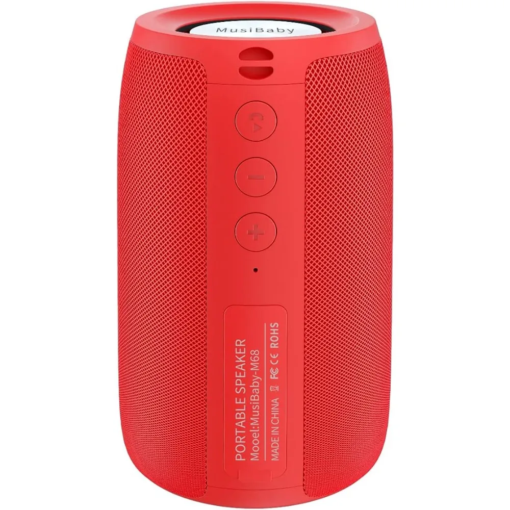 

Patio Swings Wireless Bluetooth Speaker Outdoor Waterproof Portable with Stereo Sound Booming Bass Dual Pairing 24H Playtime