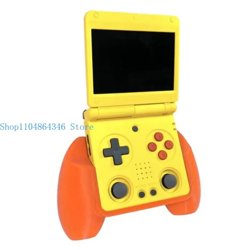 

5asd Безопасный противоскользящий чехол с текстурированной ручкой подходит для портативного RG34XXSP Эргономичный противоударный