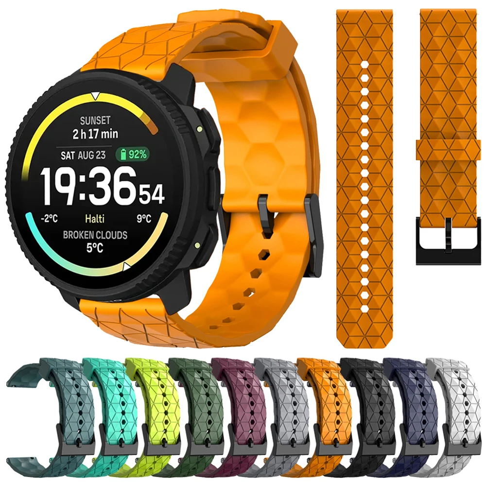 20mm 22mm Silicone Straps For Suunto Vertical 2/Ocean/RACE Run Watch Band Amazfit BALANCE 2 GTR 4 3 Pro 2e GTS 4/2 mini Bracelet
