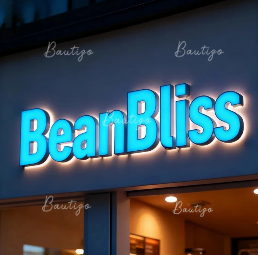 رسائل إلى الحائط مخصص النيون Led تسجيل مضيئة شعار لافتات الأعمال المعادن المشارك علامات المنزل للأعمال الإعلان 3d #2