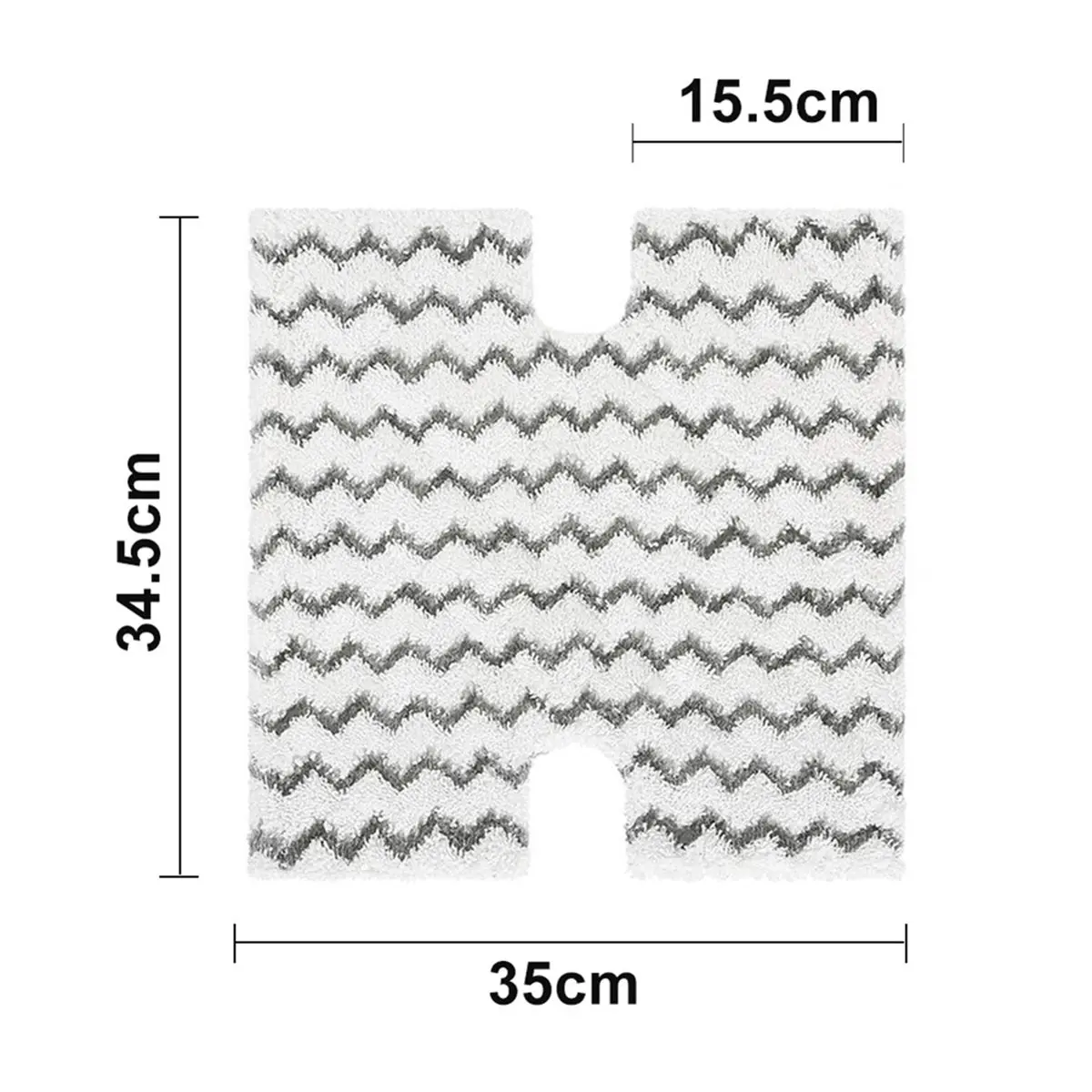 8 Pack Replacement Pads for Lift-Away Pro & Genius Steam Pocket Mop, Washable P184WQ
