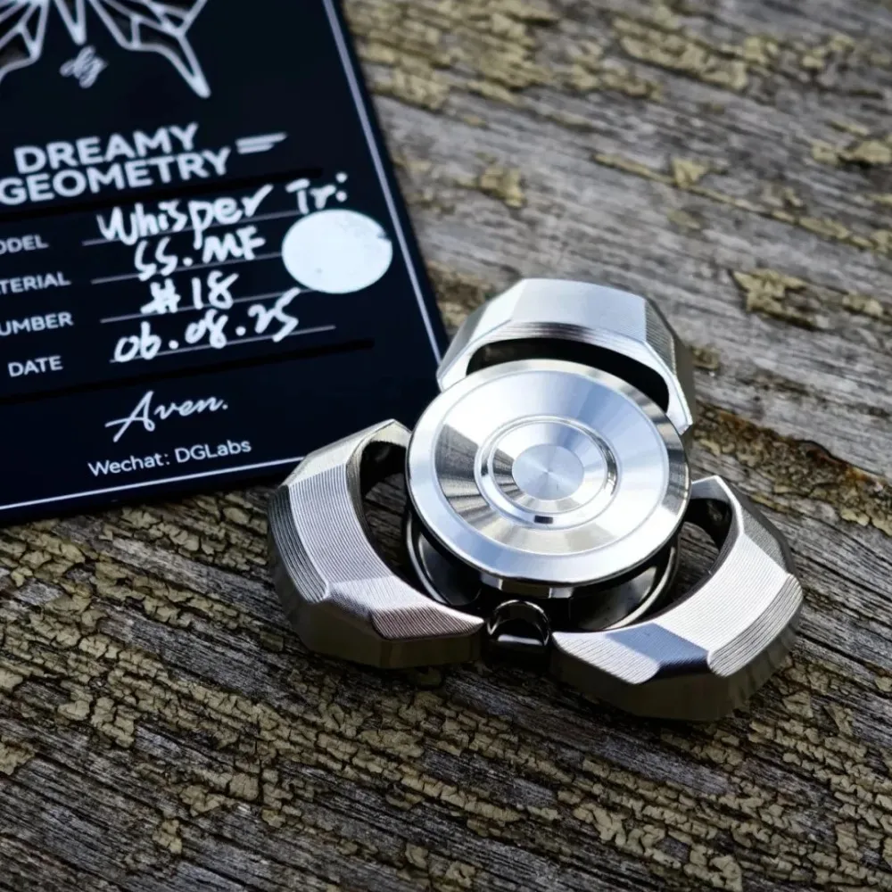 Labios de geometría de ensueño, susurro, Fidget Spinner, juguetes para adultos, juguete de ansiedad, escritorio de oficina, sensación de manipulación, Spinner de tres hojas