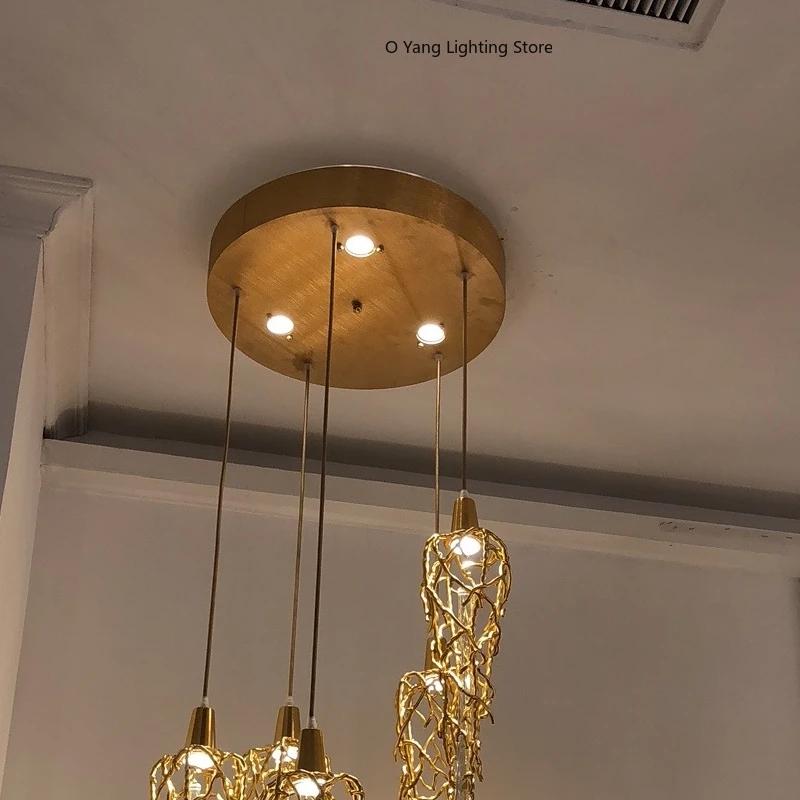 Strange  LED Chandelier Luxury Crystal Light for Dining Living Room Tree Branch Bedroom Bedside Lamps Warm Light