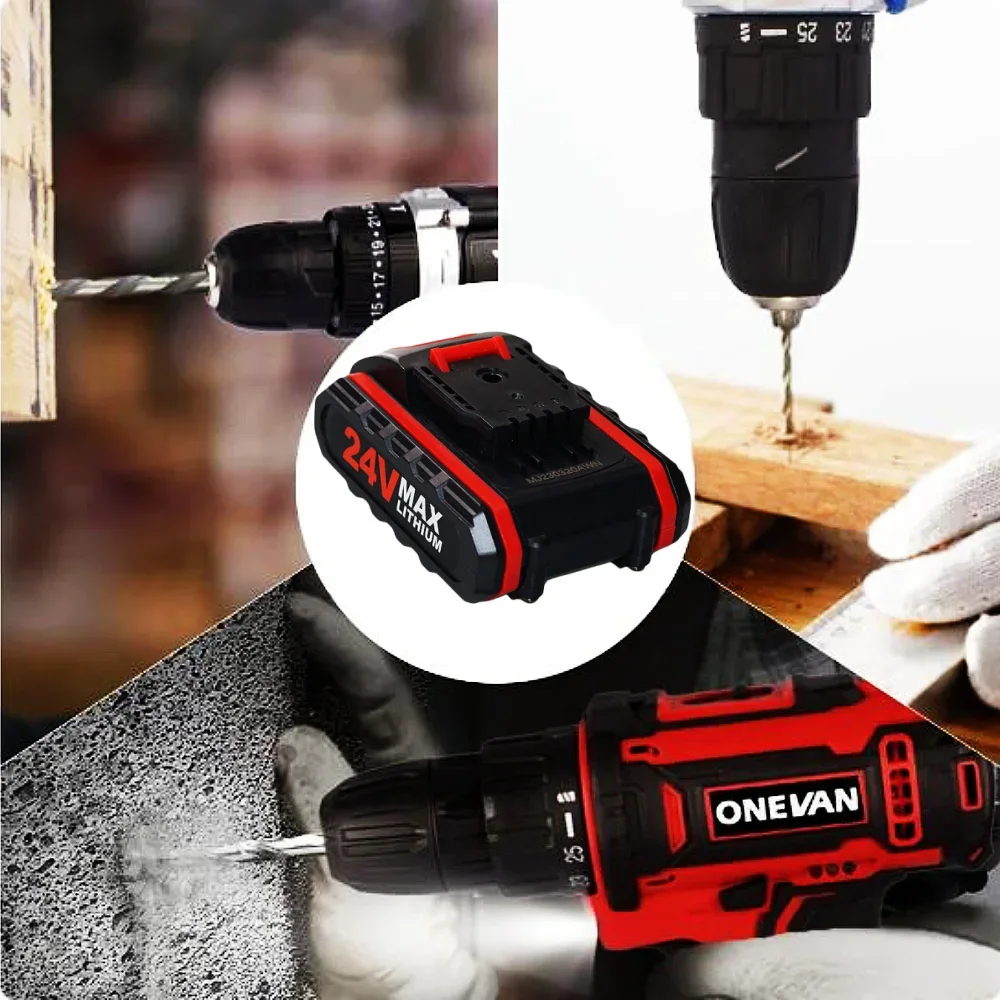 For WORX 36VF 48VF 88VF Rechargeable Lithium-ion Cordless Screwdriver Tools Batteries 3000mAh 24V Replacement Battery