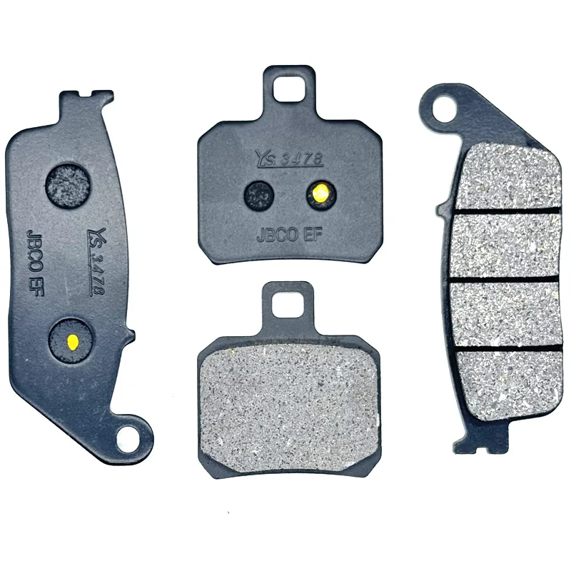 Motorcycle Front  & Rear Brake Pads For YAMAHA VP125 X-City (16P) 08-10 YP125 X-MAX Sport Edition 11-13