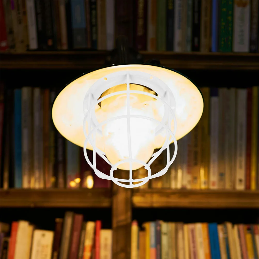 2pcs Smoke Net Cover Easy Install Sturdy Bracket Protective Guard Fire Sprinkler Head Cover Indoor Light Bulb Cage