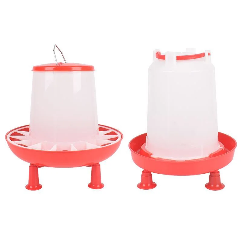 

1Pcs 5L Poultry Automatic Drinking Bucket Goblet Feeder Barrel Water Bucket Quail Drinking Farm Chicken Coop Water Supply