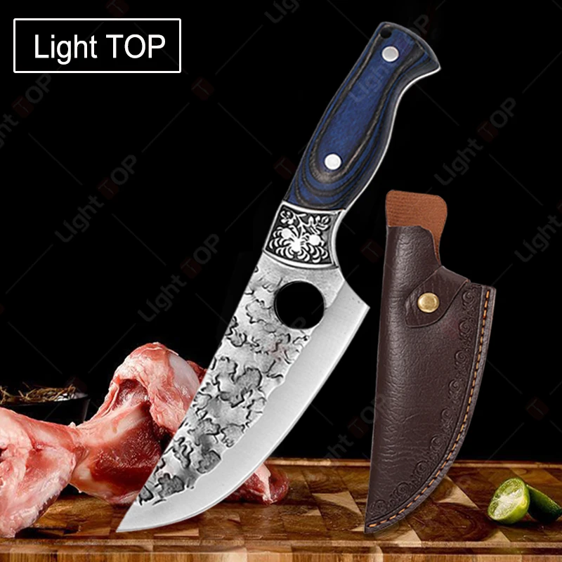 

Professional Kitchen Knife Multifunctional Forged Butcher Cleaver Boning Knife Fish Slicing BBQ Knife Kitchen Accessories