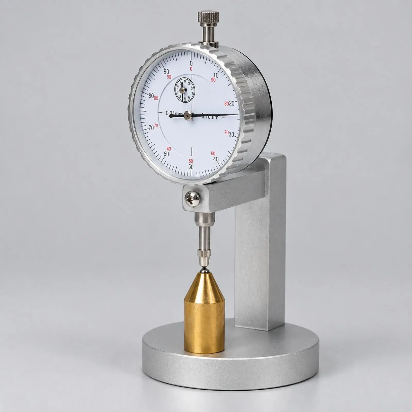 Measuring Instrument High Precision Mechanical Face Lens Thickness Gauge Compact for Optical Technicians, Repair Benches