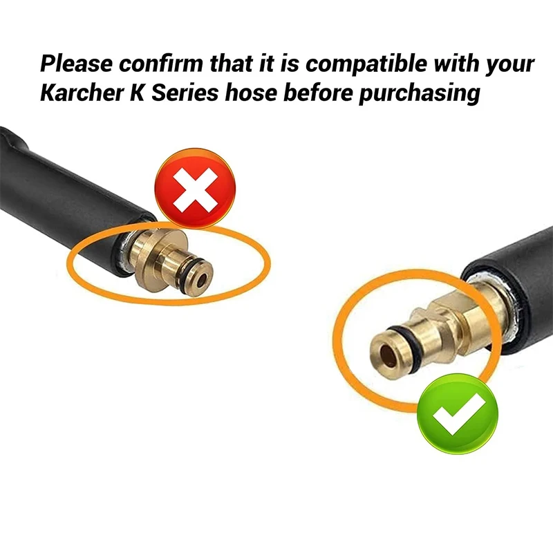 KARCHER K2-K7 Spezielle Ersatz-Hochdruckreinigerpistole mit einstellbarer Verlängerungslanze, Reinigungswerkzeug für mehrere Szenarien – Detail 7