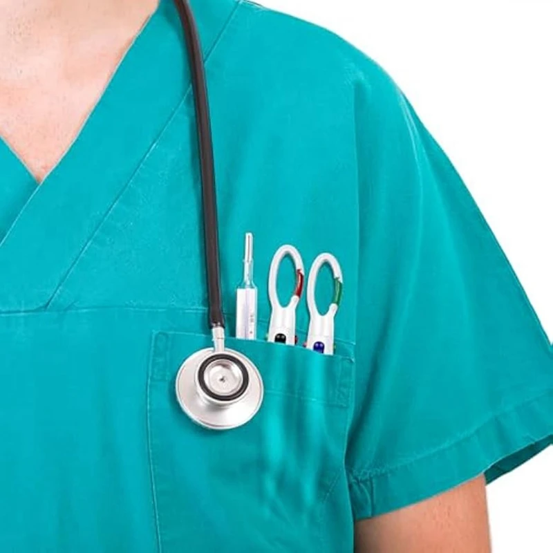 100 Pcs Pens,4 In 1 Multicolored Ink Ballpoint Pens With Keychain Nurse Pens For Office School Supplies