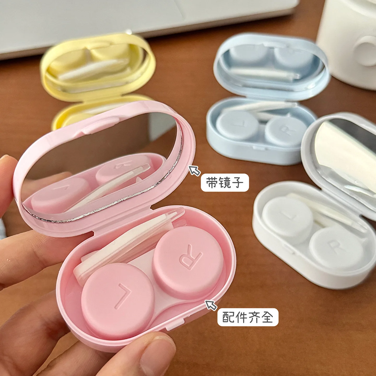 Mini Cute Rabbit Lens Containe - Travel Organizer Men recension och pris
