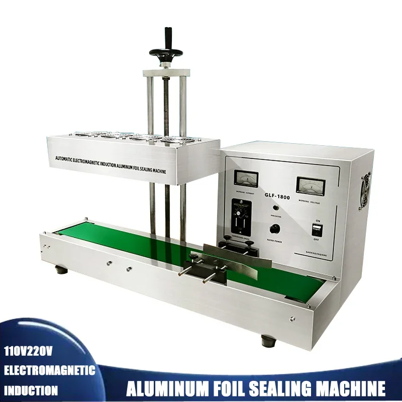 Electromagnetic Induction Aluminum Foil Sealing Machine Continuous Automatic Bee Medicine Plastic Bottle Gasket Machine
