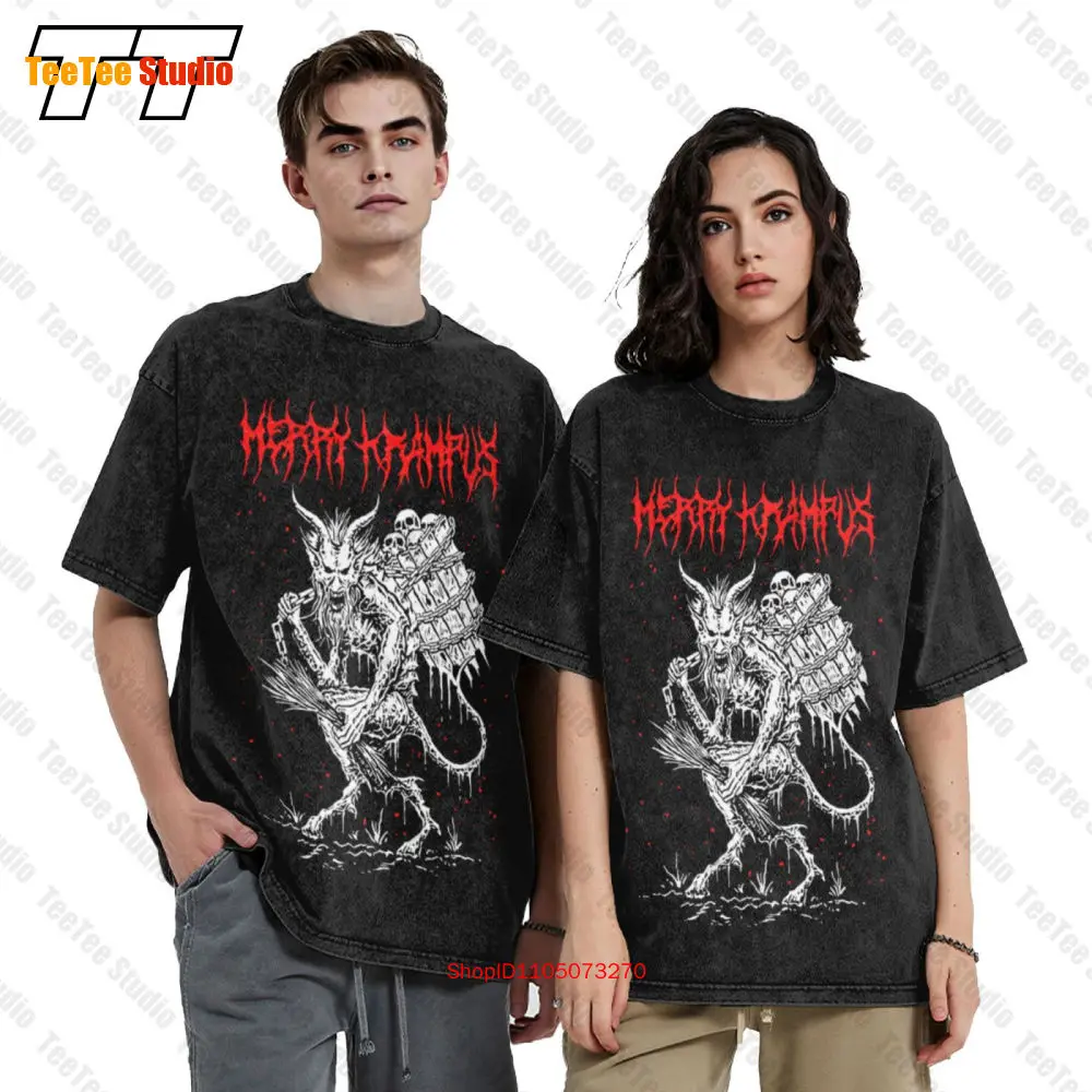 Merry Krampus Vintage Oversized T-Shirt E3PG