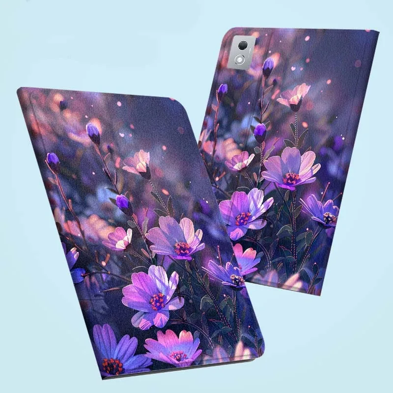 حافظة تابلت لامعة على شكل فن أرجواني لهاتف Xiaoxin Lenovo Pad Tab K10 K11 M10 P12 P11 Pro GT Gen2 Plus Legion Y700 Y900 12.1 #4