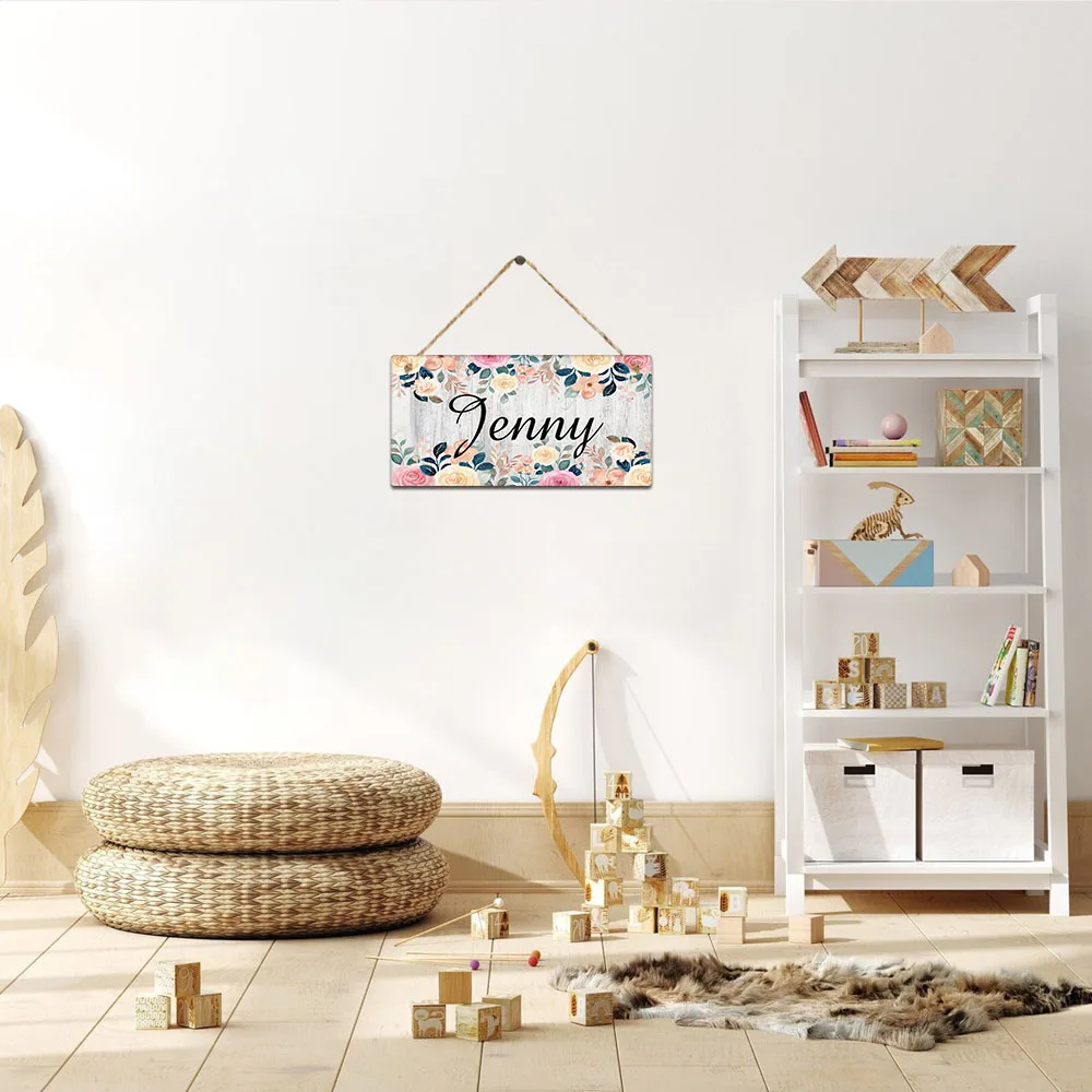 1PC Fashion Personalized Listing Plate Signs For Room Decor