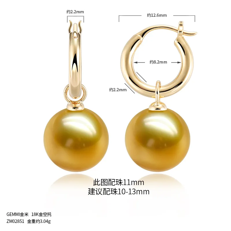 Gorgeous AAAA++++ REAL NATURE  9-10mm 10-11mm 11-12mm 12-13mm south sea Round Pearl Earrings