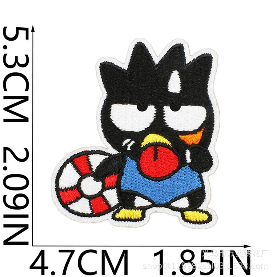 27pcs Sanrio DIY Icon Ironing Patch Anime Game Figure Yoshi Wario Bowser Applique Embroidery Accessories Kuromi Clothes Patch