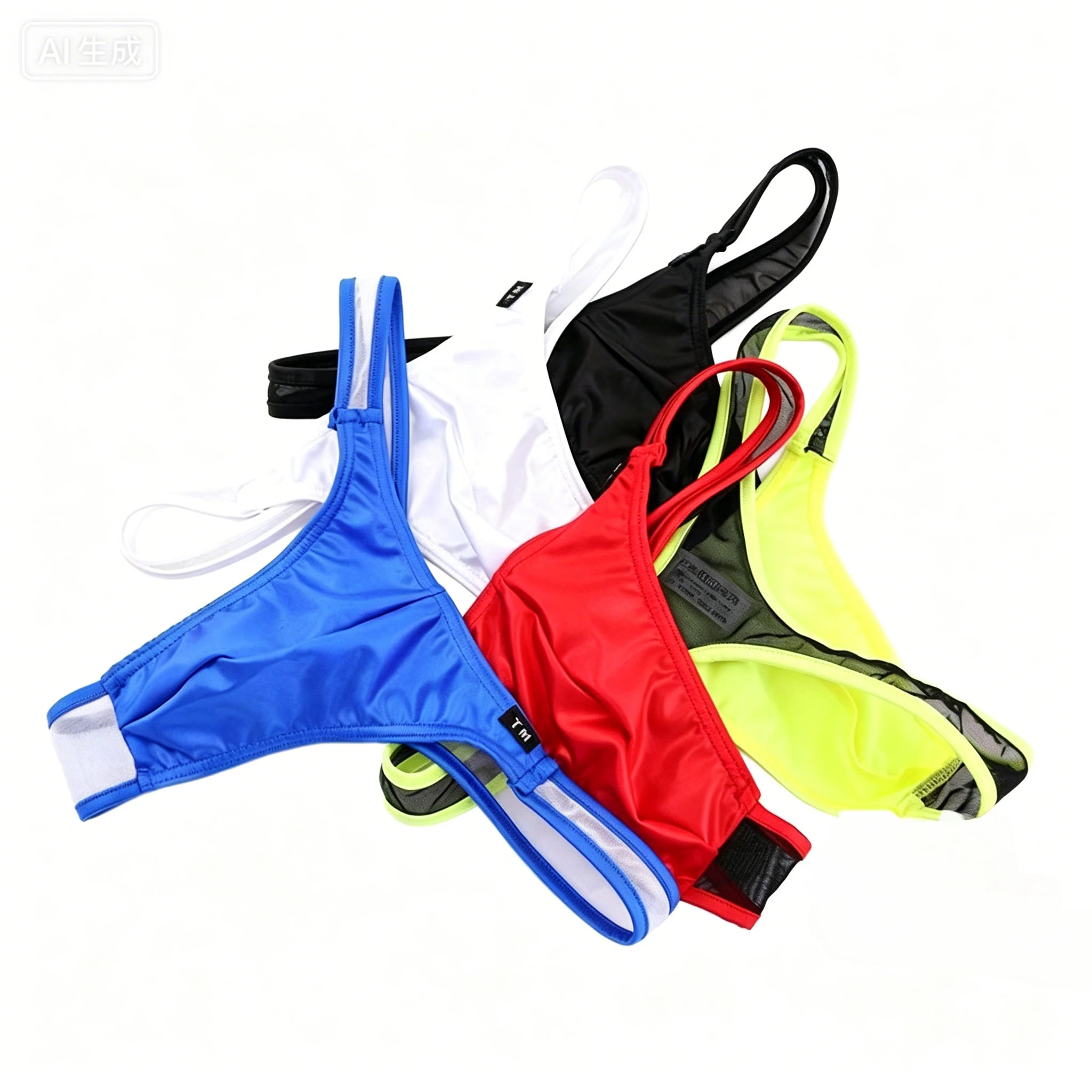 

Men's Ice Silk G String Thong, Mesh Back Panel Low Rise U-Pouch High Elastic Sexy Male T-back Underwear