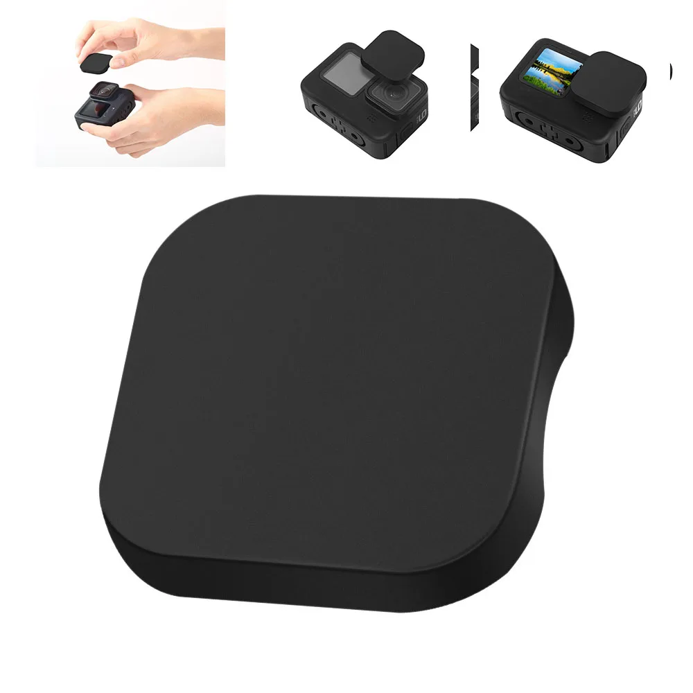 Soft Silicone Lens Cap for Gopro Hero 11 10 9 Black Anti-drop Dust Resistance Lens Cover Protector for Gopro Hero 9 Black Camera