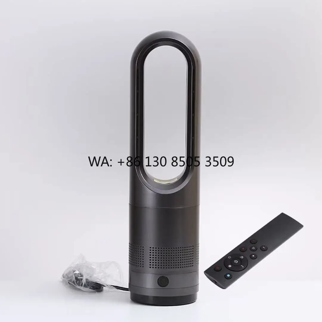 

Smart Electric Bladeless Air Purifier Cooling Heating Timer Digital Control Floor Fan Household Plastic Fan 8000RPM